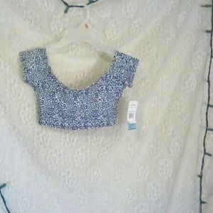 Women's new swim top, crop